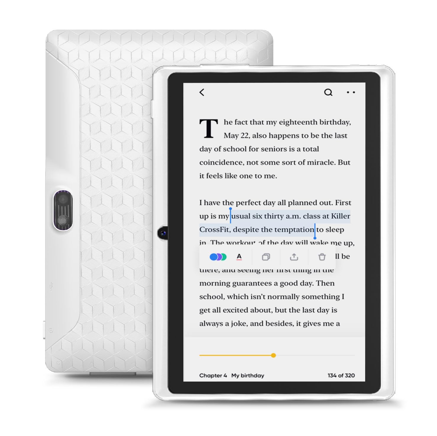 HNVHNV Android Tablet 7 Inch Tablet, E-Reader, 6GB RAM 32GB ROM 1TB Expansion