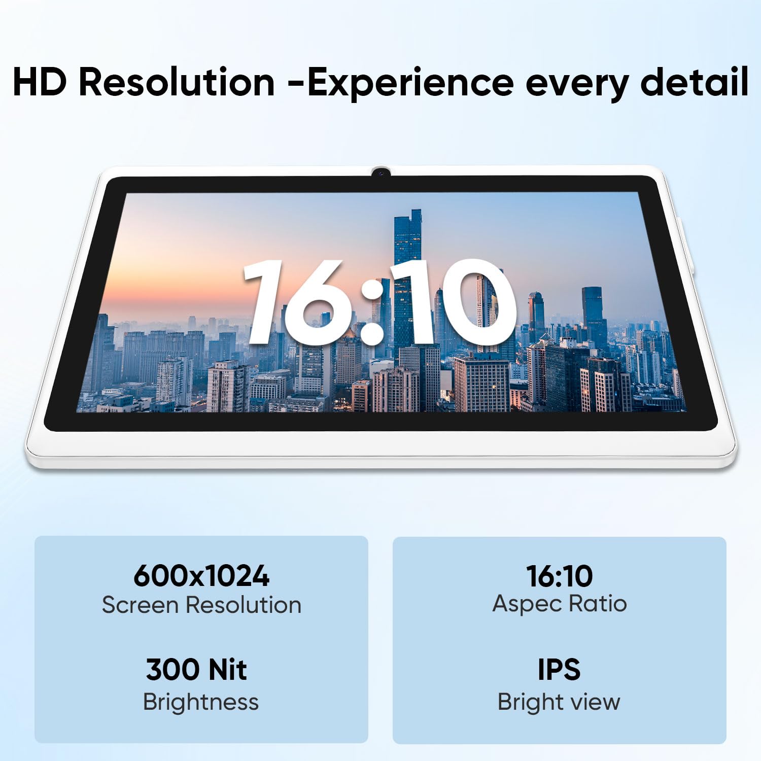 HNVHNV Android Tablet 7 Inch Tablet, E-Reader, 6GB RAM 32GB ROM 1TB Expansion
