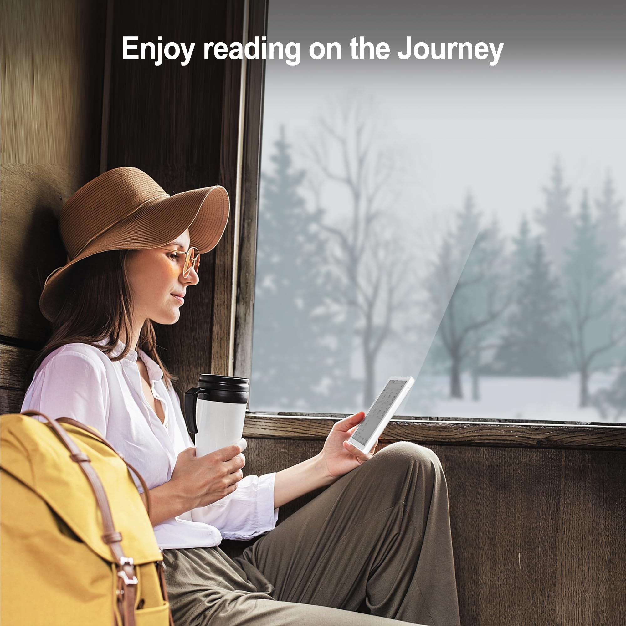 Veidoo 5.8 inch Ebook Reader, HD Touch Screen Carta E-Ink Technology,