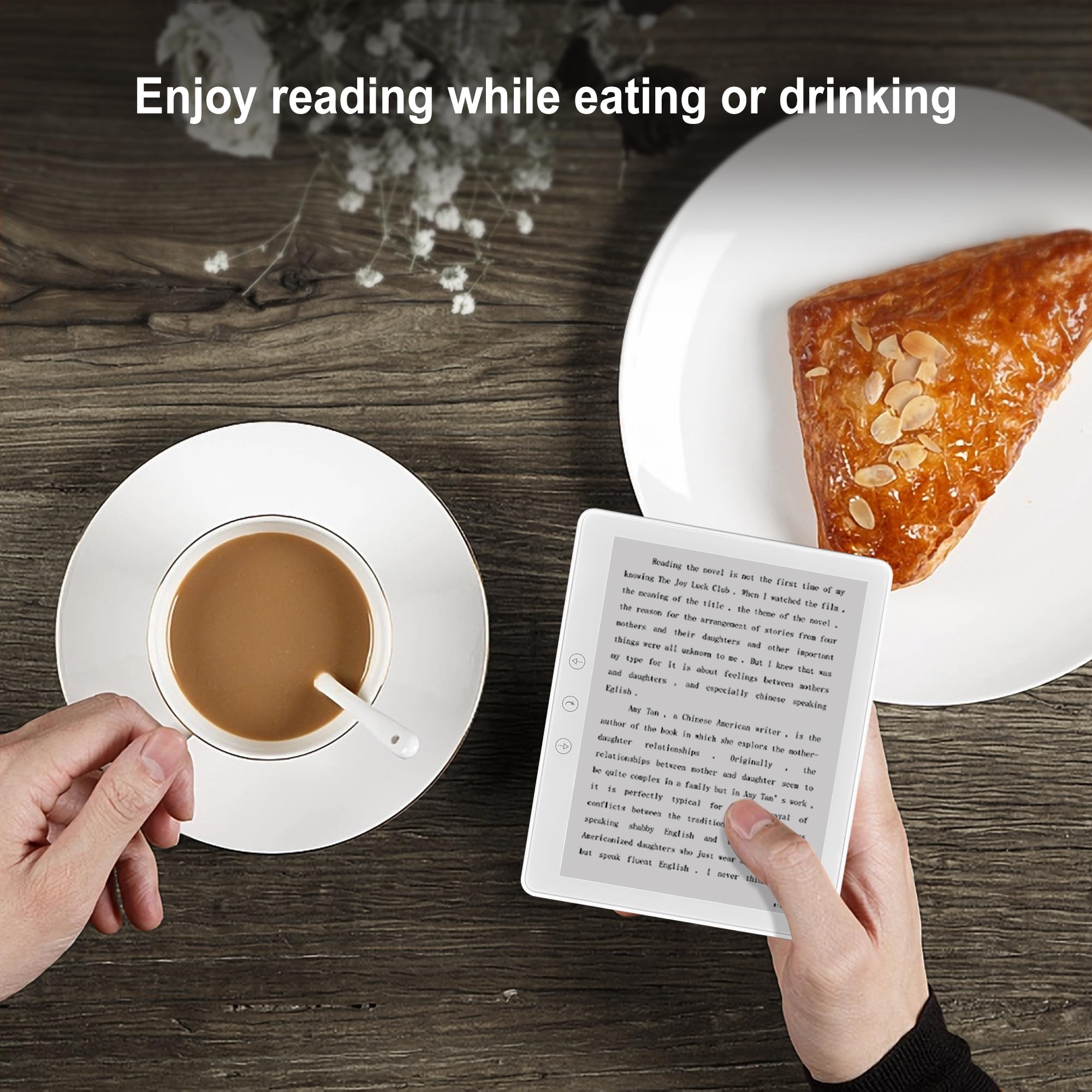 Veidoo 5.8 inch Ebook Reader, HD Touch Screen Carta E-Ink Technology,